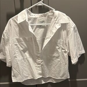 Abercrombie & Fitch White Button Down Shirt